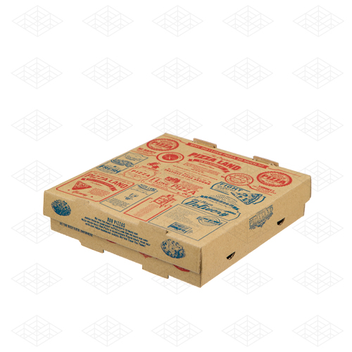 جعبه پیتزا دوتکه مقوایی
