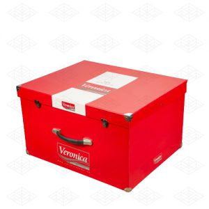 هارد باکس چمدانی قرمز در بسته ورونیکا