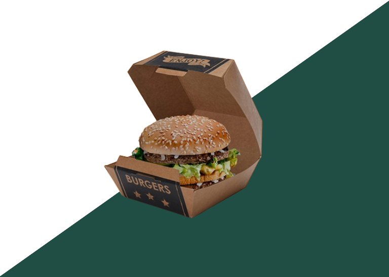 جعبه همبرگر با طراحی‌های مختلف