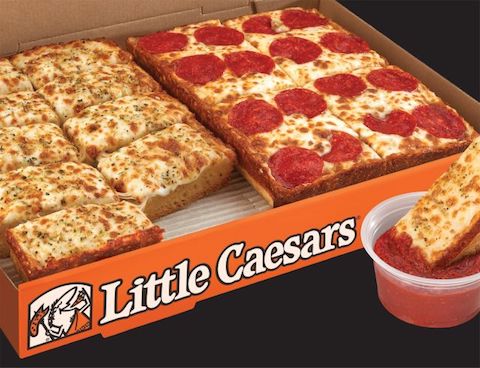 جعبه پیتزا رستوران لیتل سزار