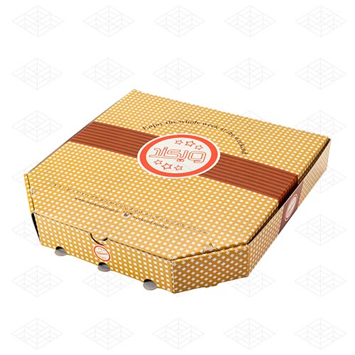 جعبه پیتزا ۶ ضلعی مقوایی