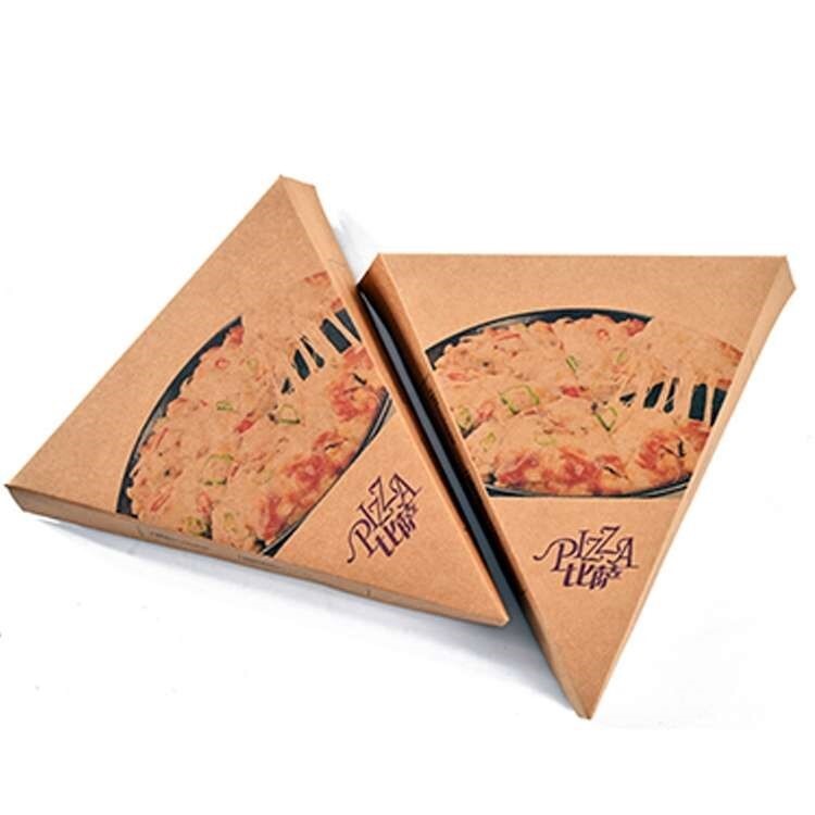 کارتن پیتزا مثلثی برای بسته‌بندی