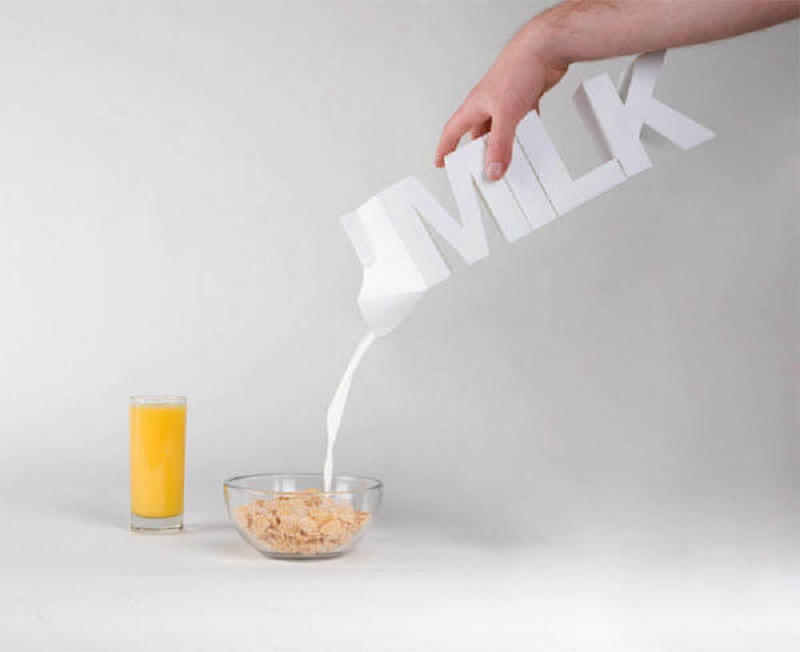 خلاقیت مورد تحسین پاکت شیر